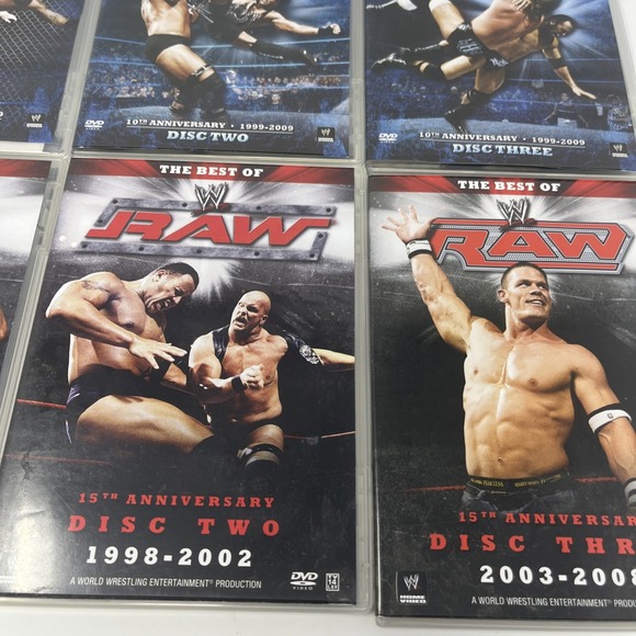WWE: The Best of Smackdown 10th Anniversary 1999-2009 & Raw 15th 1993-2008(DVD) - Picture 2 of 11